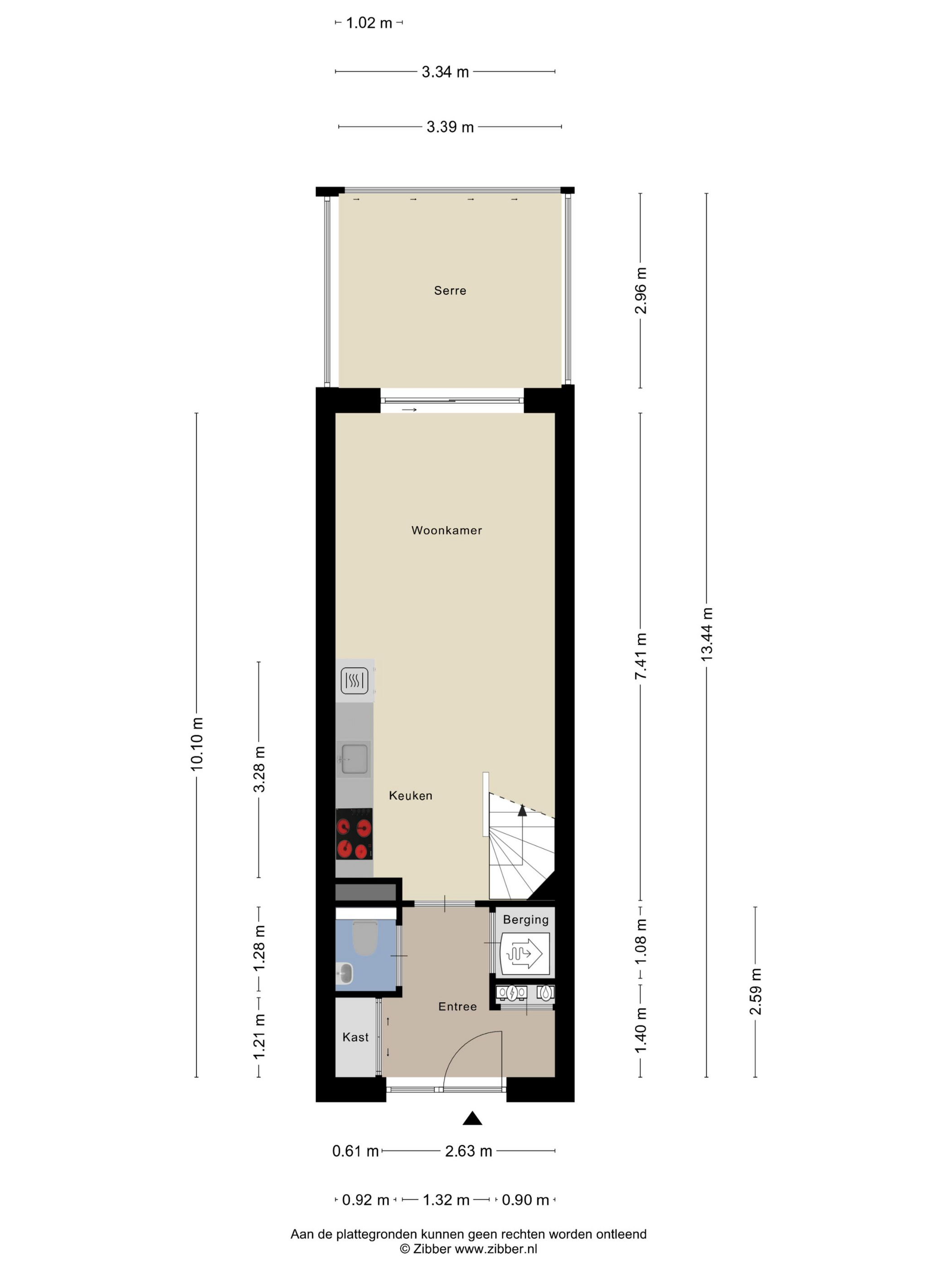 Plattegrond 1 van Catharina Burierlaan 3