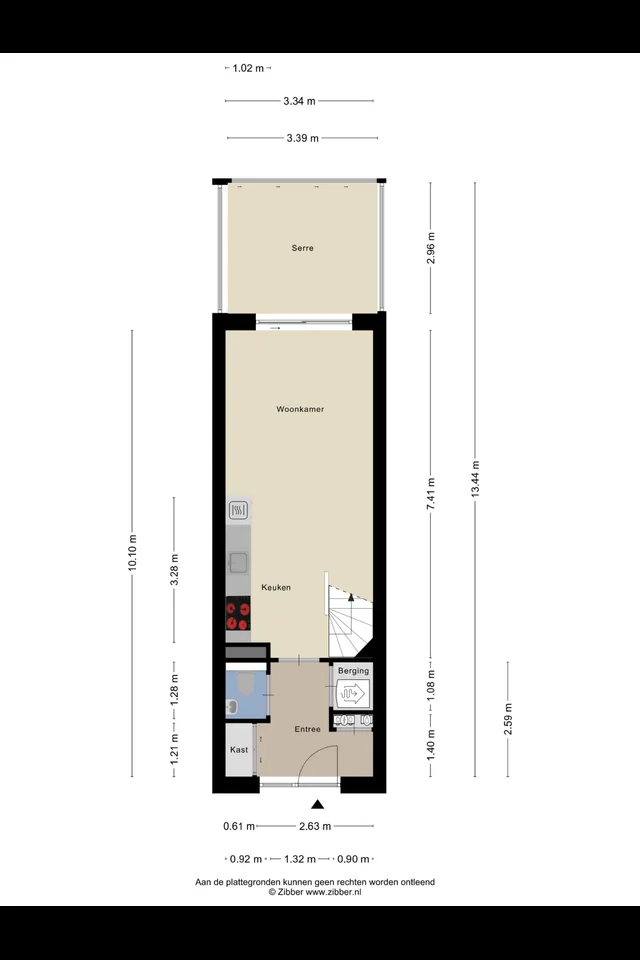 Plattegrond 1 van Catharina Burierlaan 3