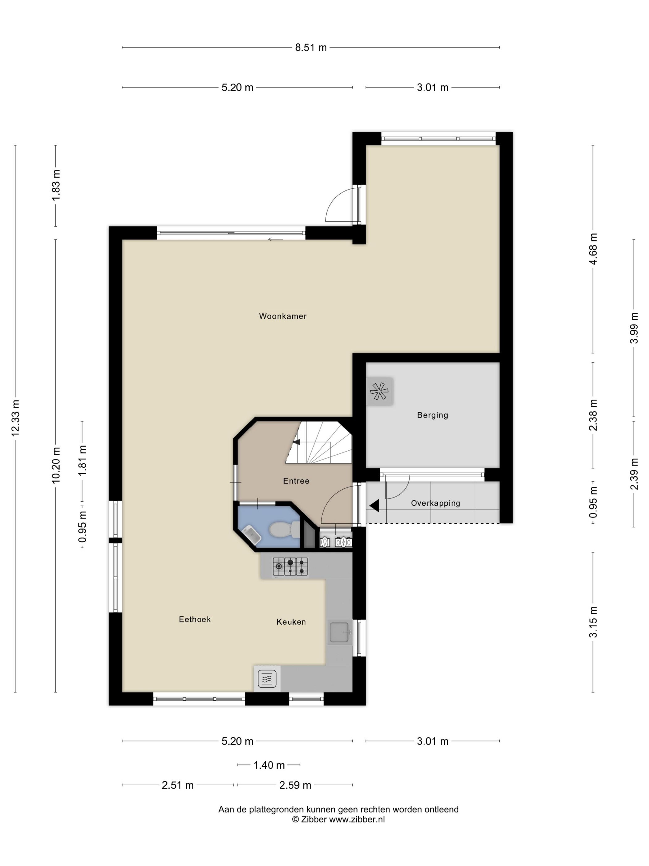 Plattegrond 1 van Rendiermos 22