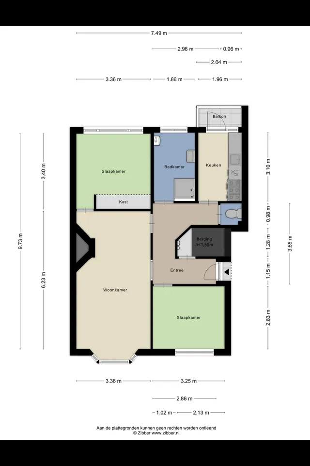Plattegrond 1 van Tesselsestraat 31