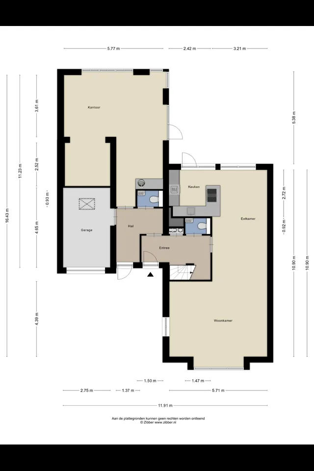 Plattegrond 1 van Vlinderplein 20
