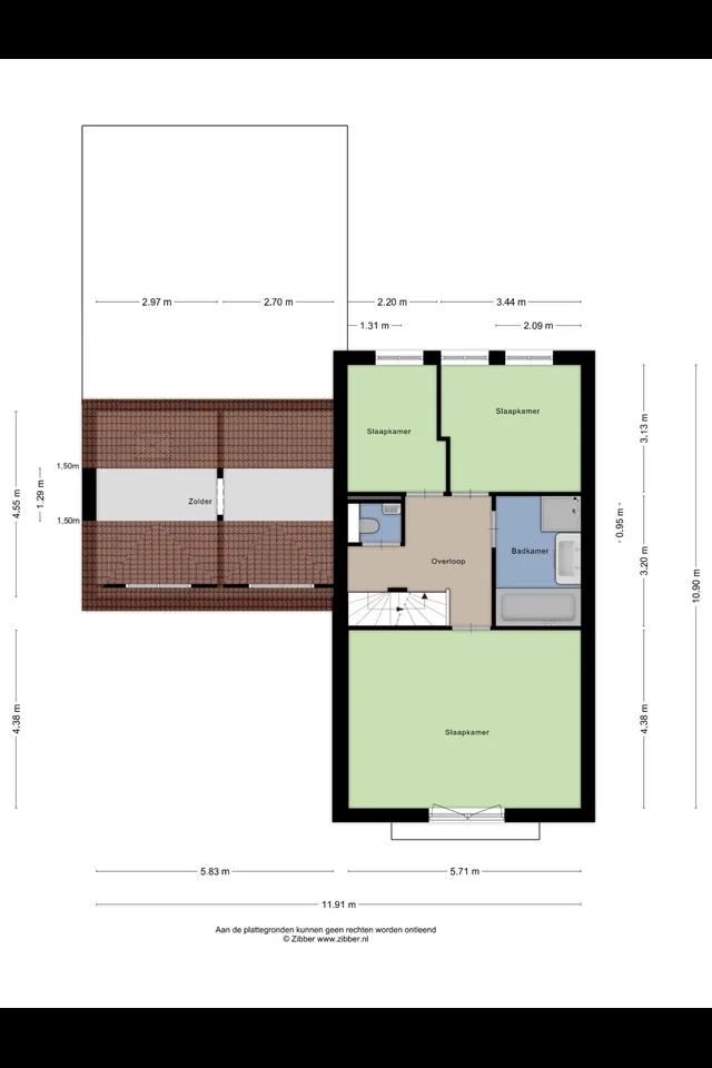 Plattegrond 2 van Vlinderplein 20