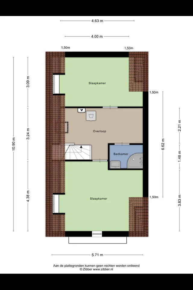 Plattegrond 3 van Vlinderplein 20