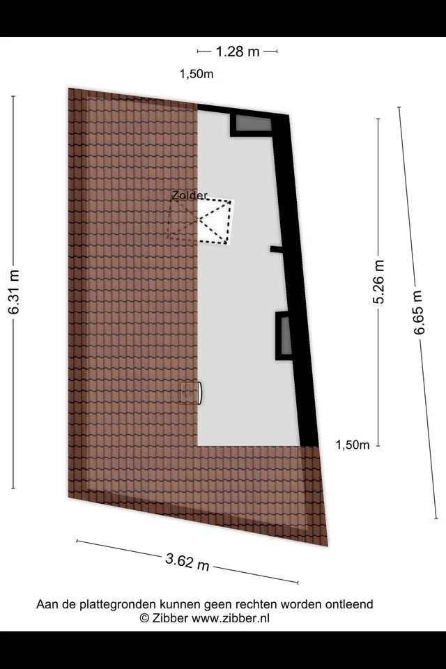 Plattegrond 4 van Achter de Kerk 7