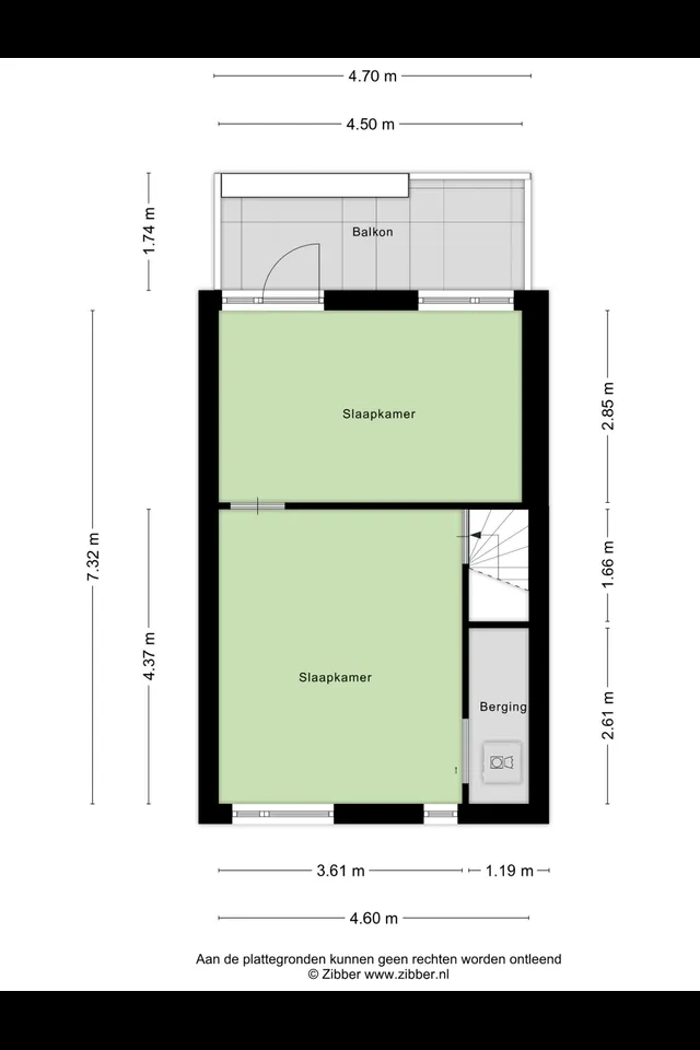 Plattegrond 3 van Nessepolderstraat 4
