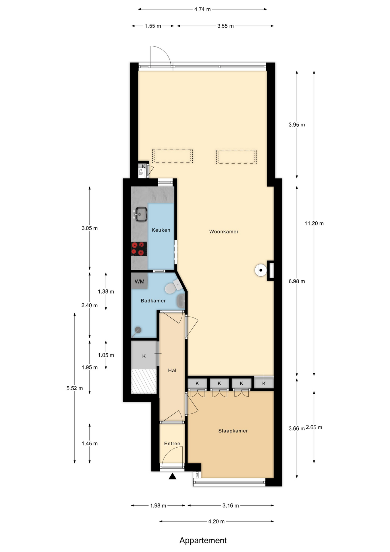 Plattegrond 1 van Richard Holstraat 35