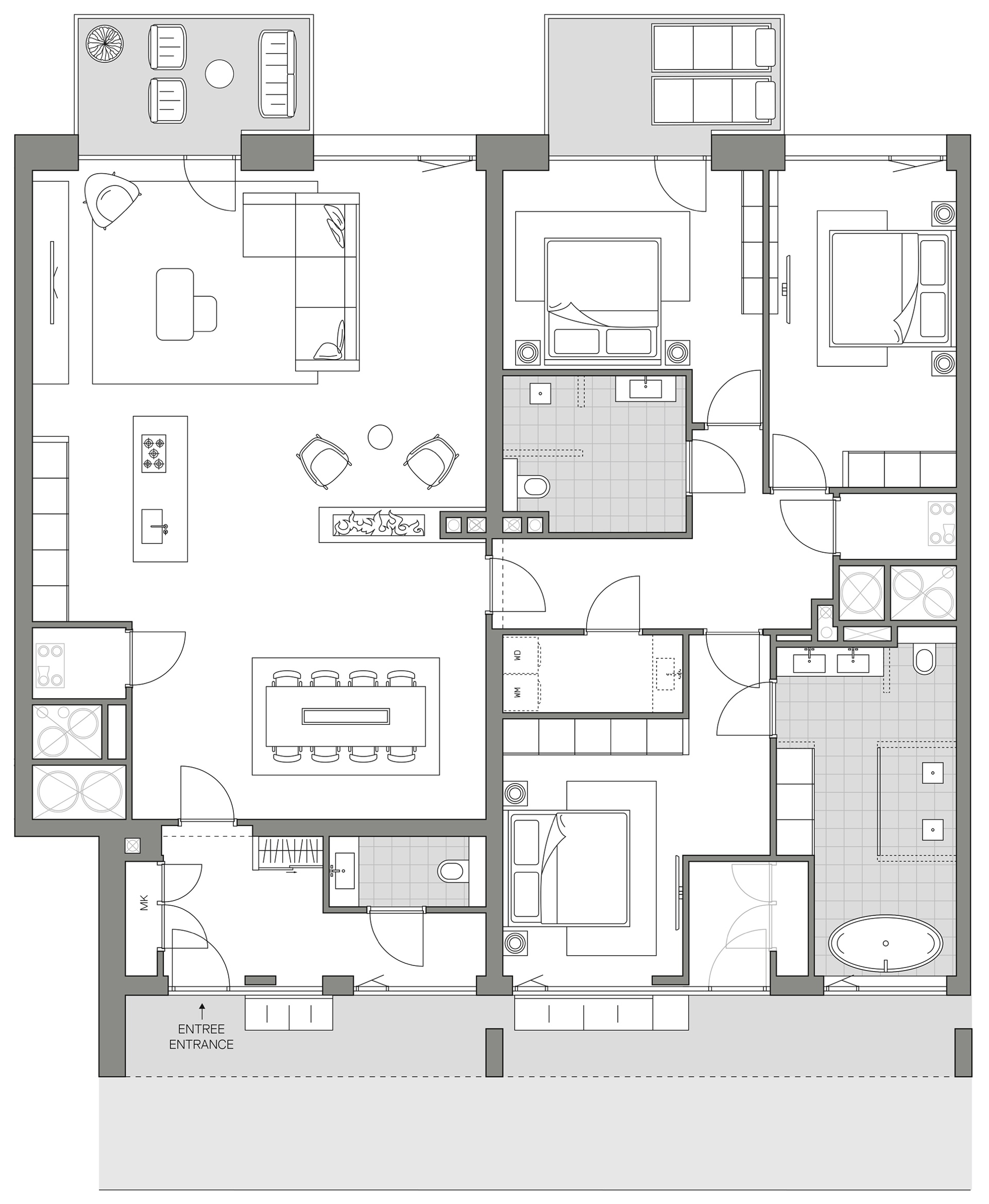Plattegrond 1 van Rijnhavenkade 22