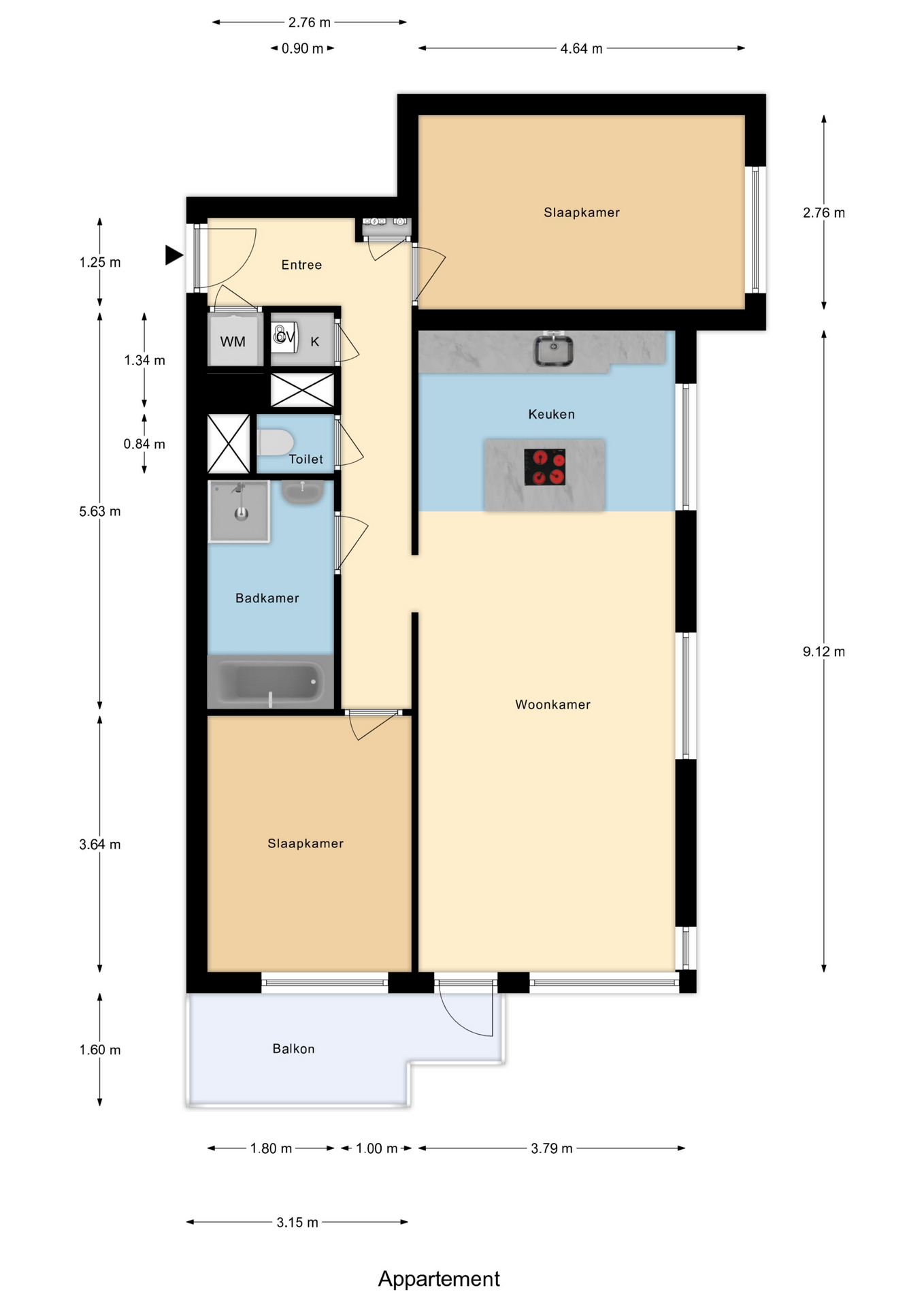 Plattegrond 1 van Koopvaardijhof 3