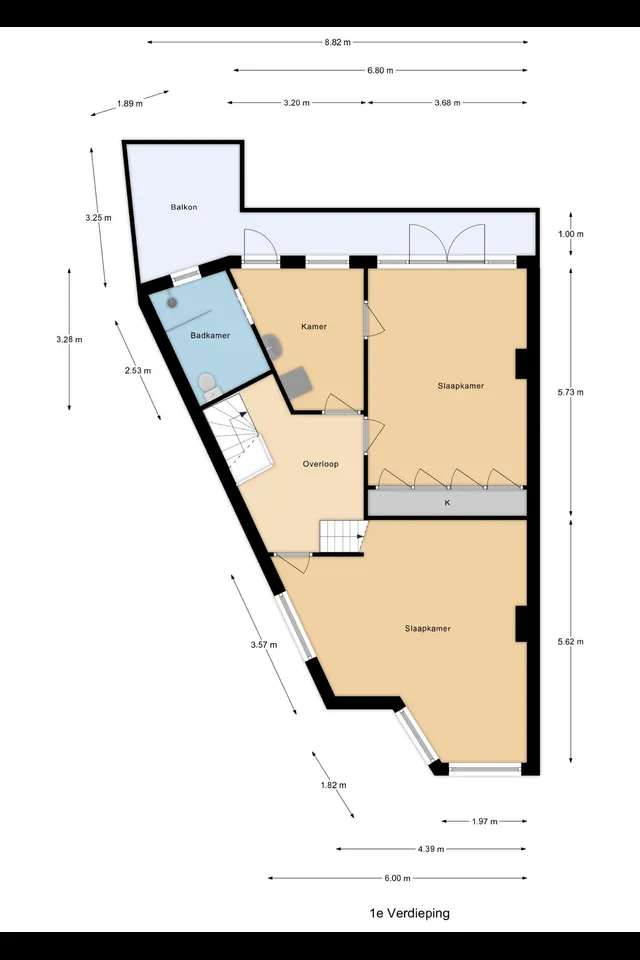 Plattegrond 2 van Bergpolderplein 4