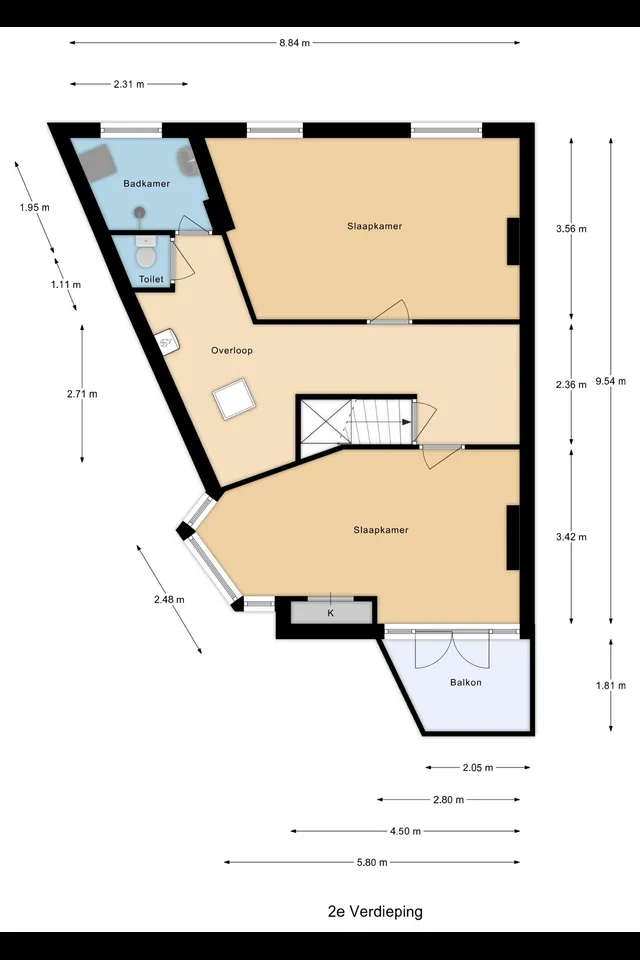 Plattegrond 3 van Bergpolderplein 4