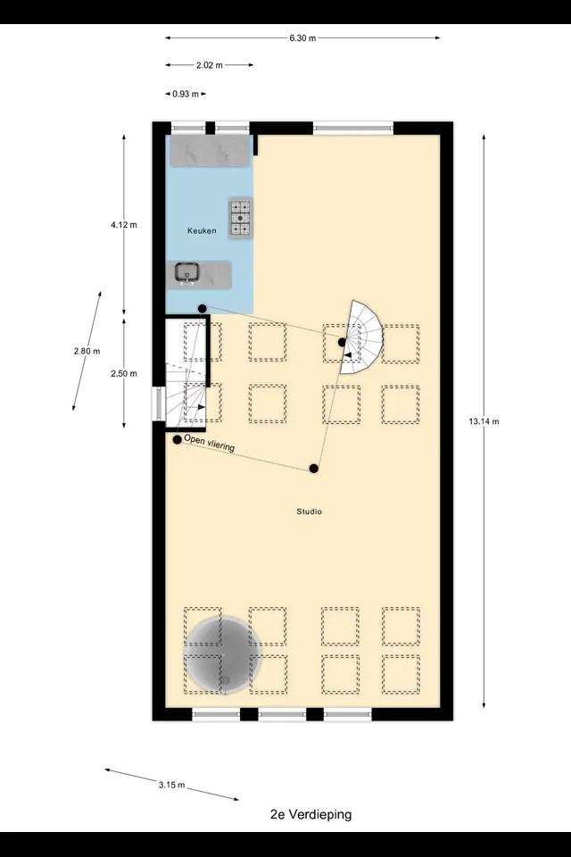 Plattegrond 3 van Heemraadssingel 118A