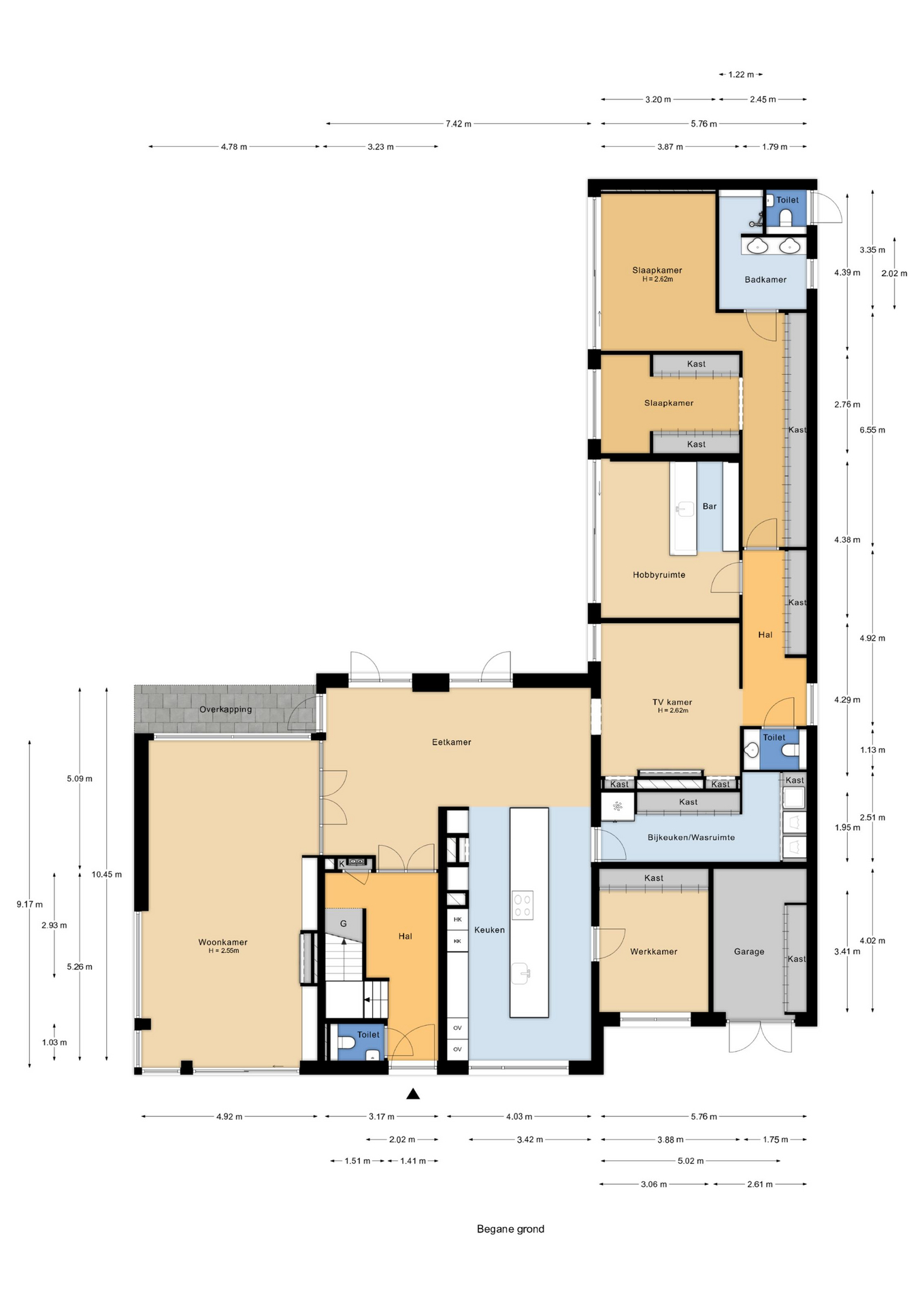 Plattegrond 1 van Binnenmaasoever 14
