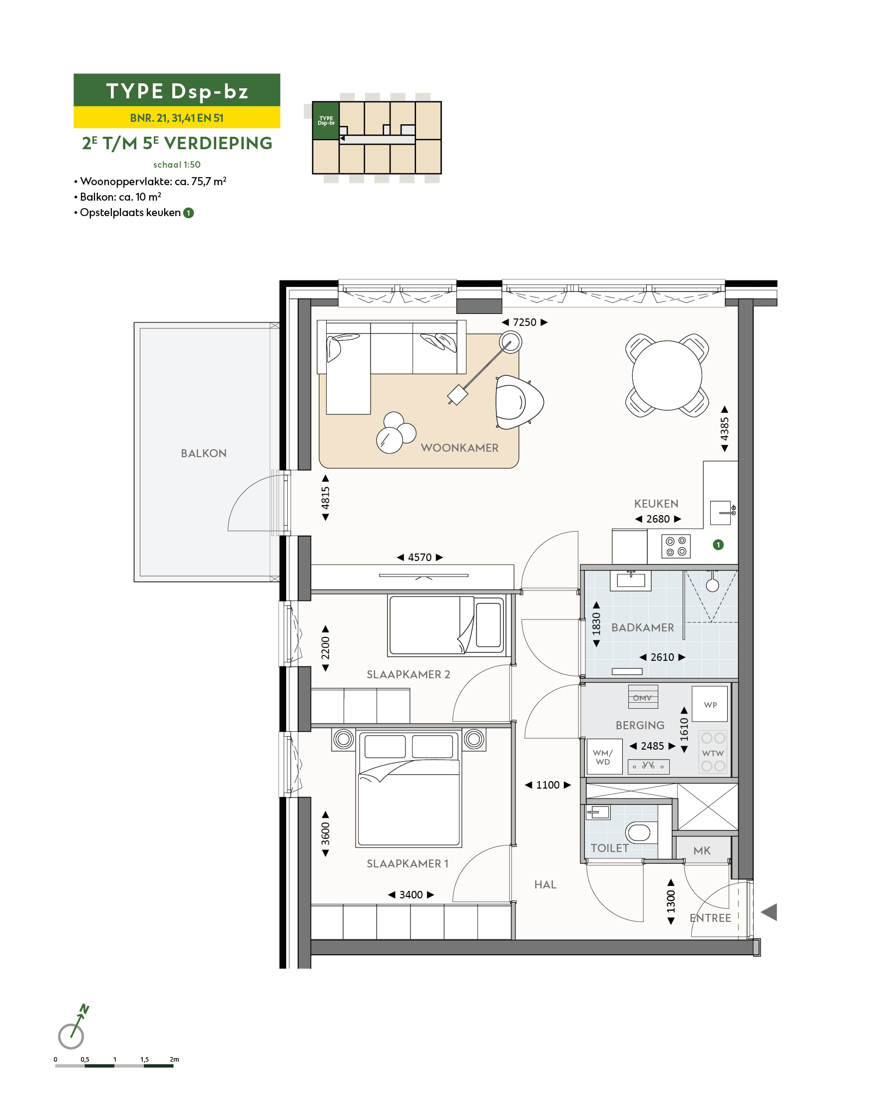 Plattegrond 1 van Meeuwensingel [Bwnr. B51] 0ong