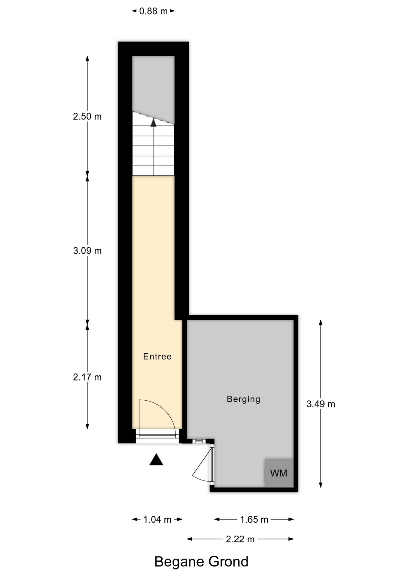 Plattegrond 1 van Kerklaan 100a