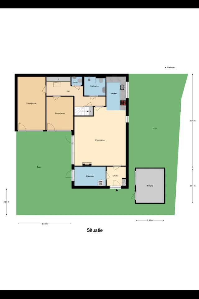 Plattegrond 1 van Weidezoom 86