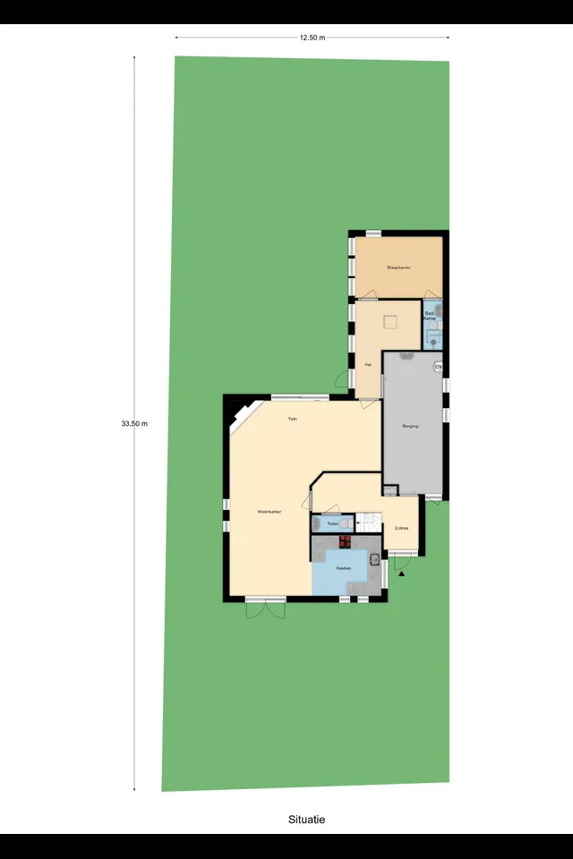 Plattegrond 1 van West Ringdijk 51