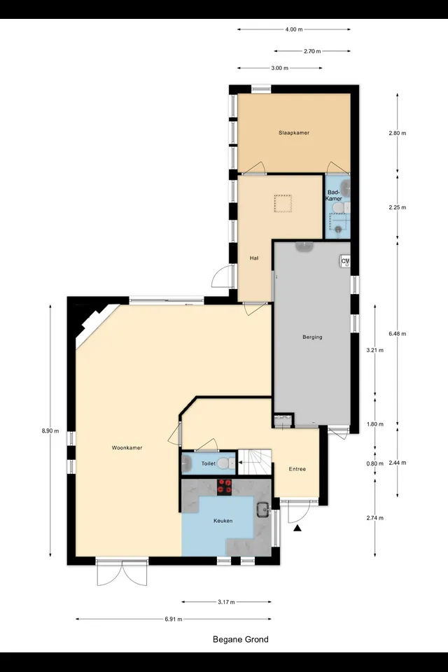 Plattegrond 2 van West Ringdijk 51