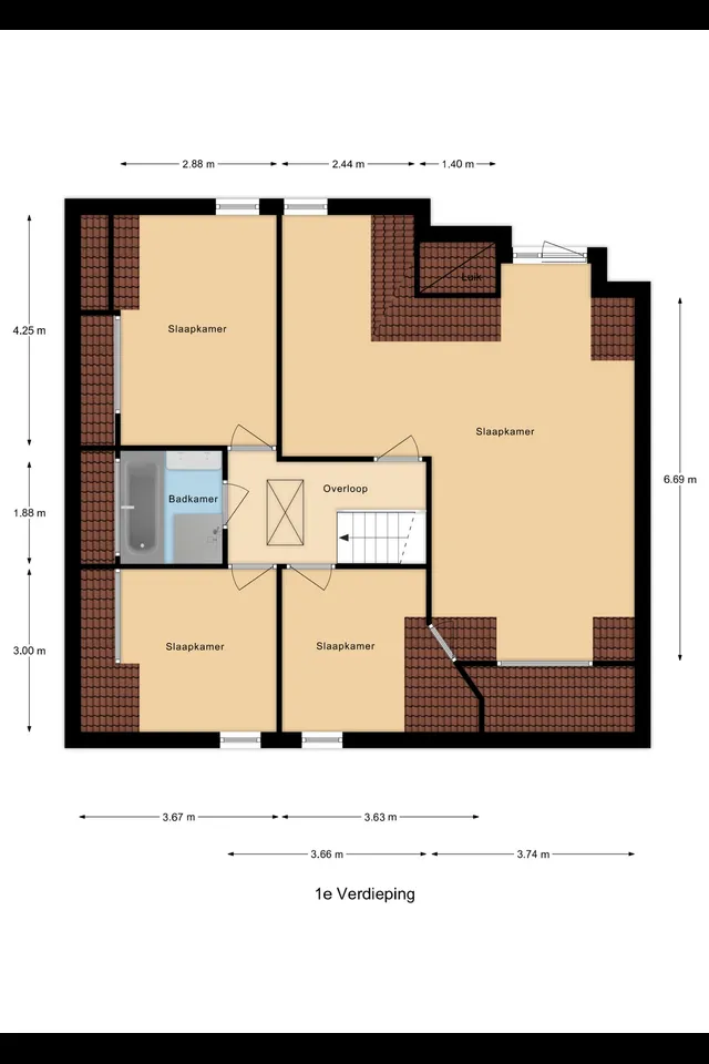 Plattegrond 3 van West Ringdijk 51