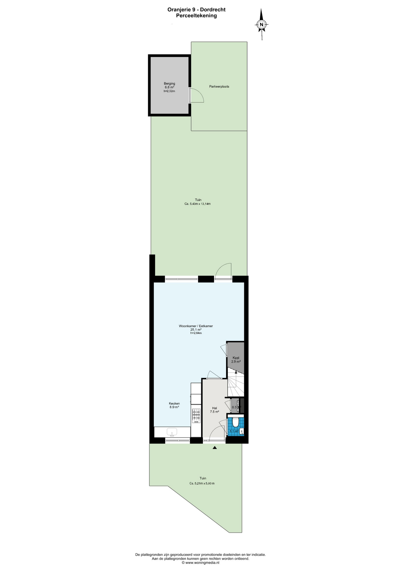 Plattegrond 1 van Oranjerie 9