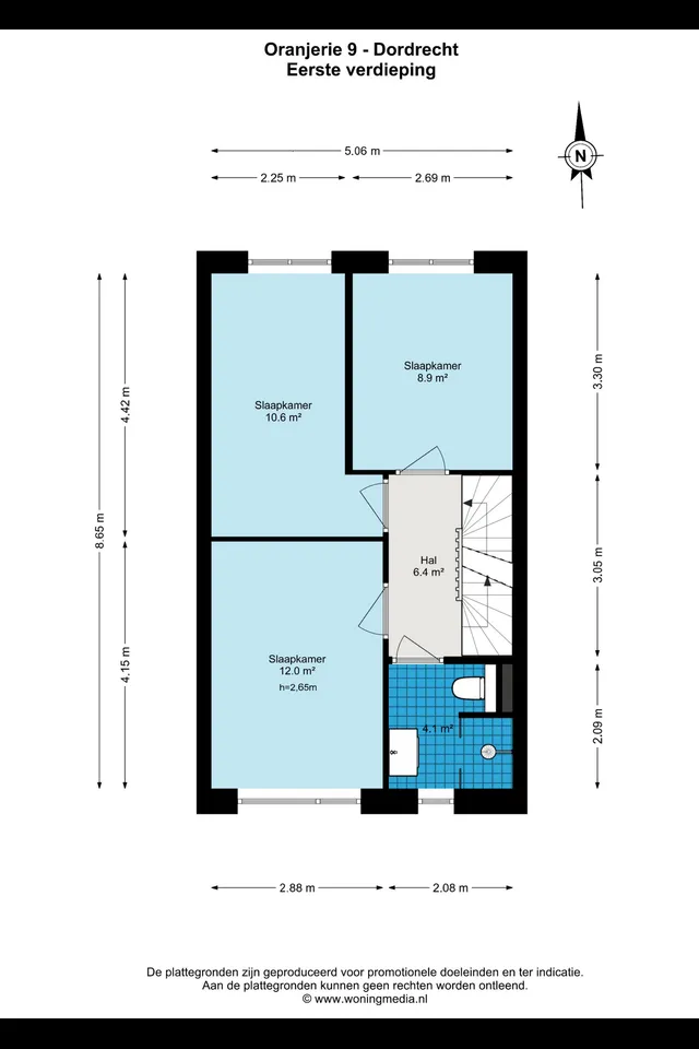 Plattegrond 3 van Oranjerie 9