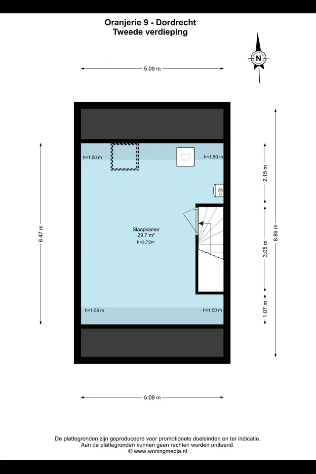 Plattegrond 4 van Oranjerie 9