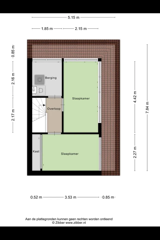 Plattegrond 3 van Roompolderstraat 29