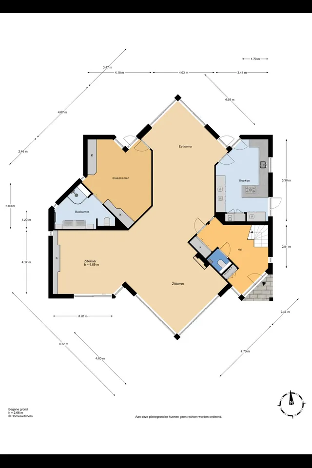 Plattegrond 1 van Zeeweg 18a