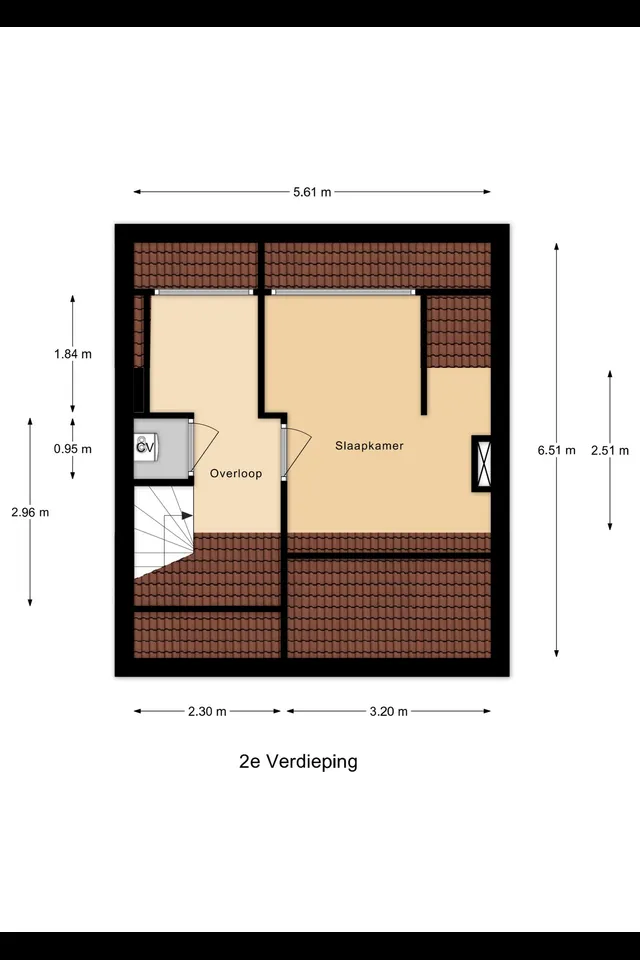 Plattegrond 3 van Doctor Abraham Kuyperstraat 76