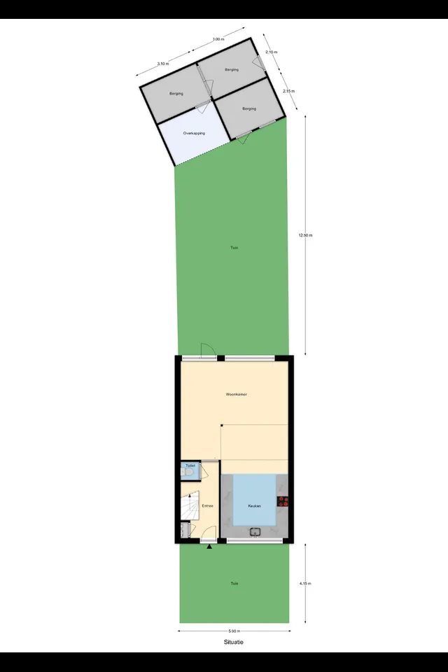 Plattegrond 4 van Doctor Abraham Kuyperstraat 76