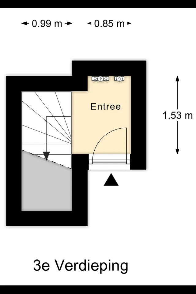 Plattegrond 1 van IJsclubstraat 23A 03