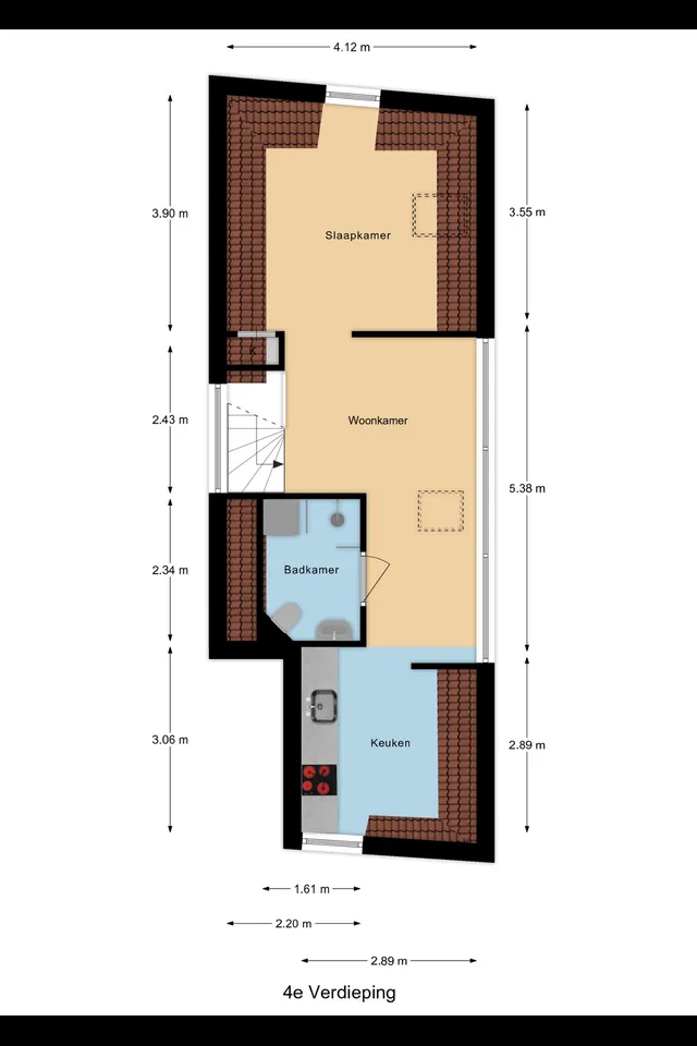 Plattegrond 2 van IJsclubstraat 23A 03