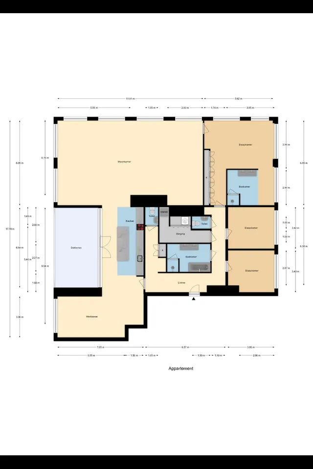 Plattegrond 1 van Maashaven N.z. 711