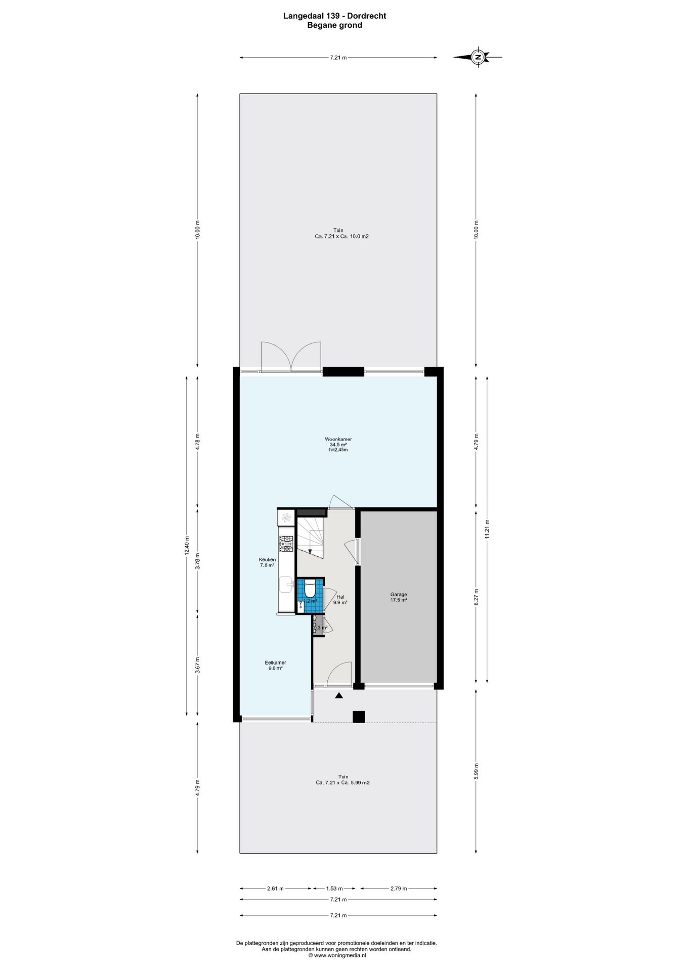 Plattegrond 1 van Langedaal 139