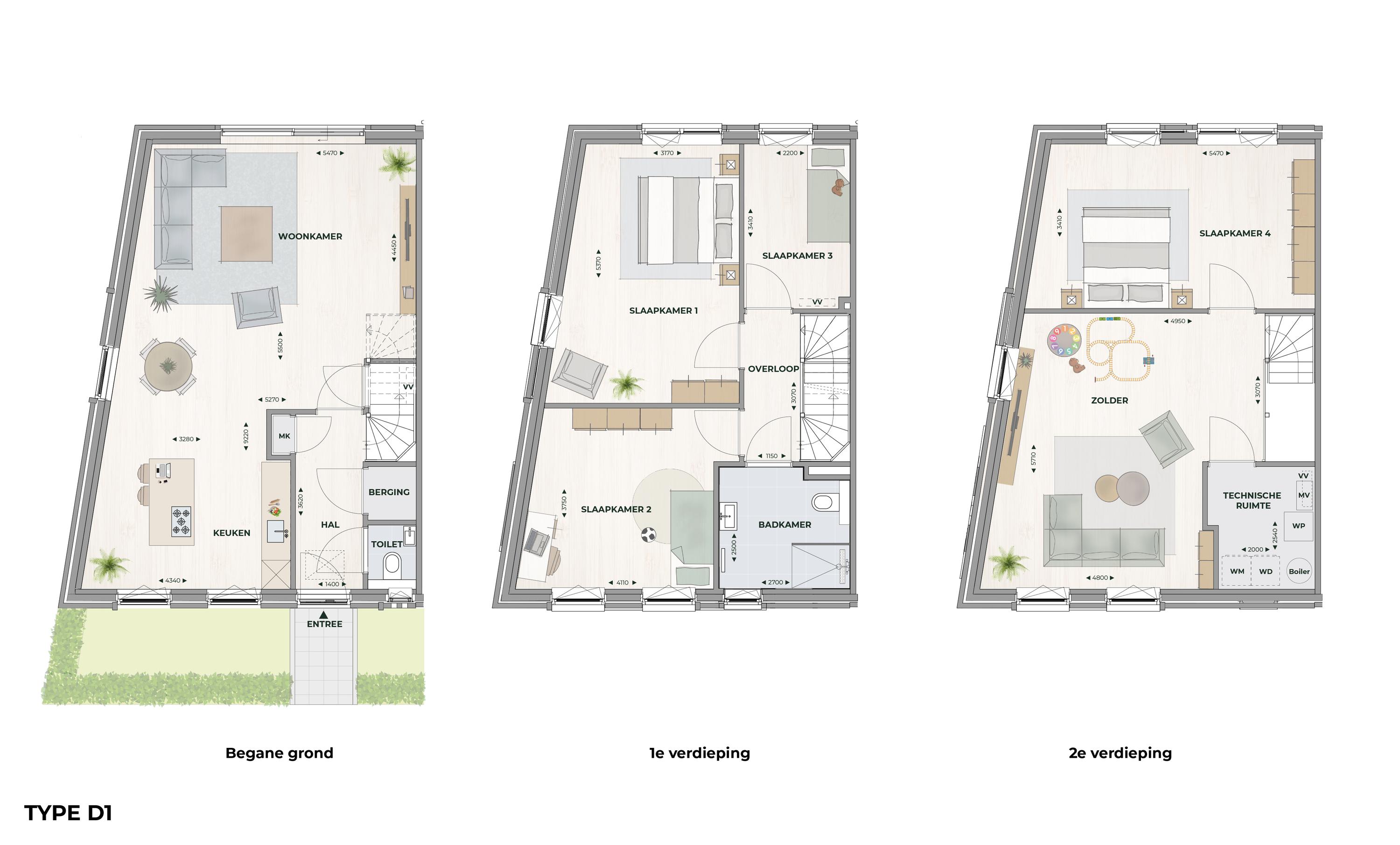 Plattegrond 1 van D1
