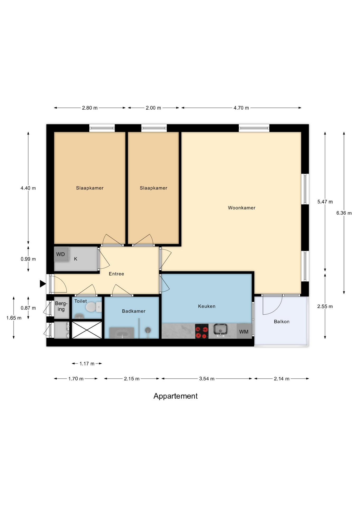 Plattegrond 1 van Boompjes 652