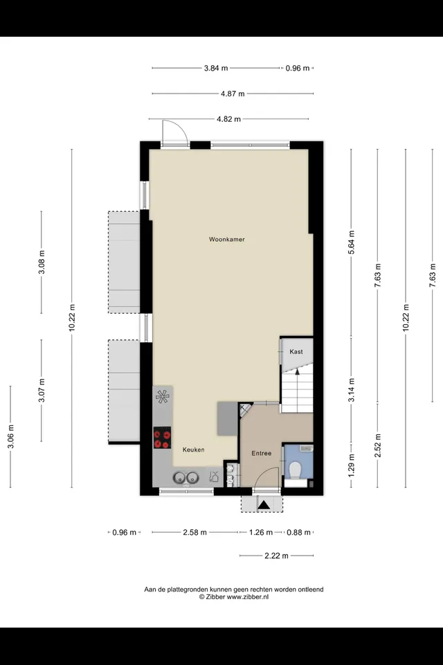 Plattegrond 1 van Gaarderslag 3