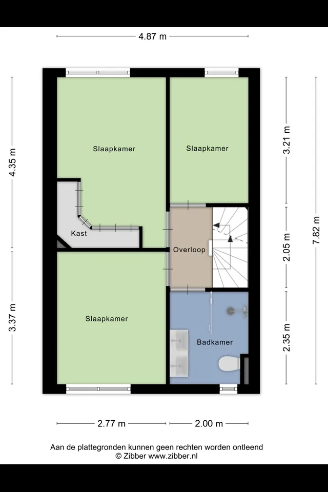 Plattegrond 2 van Gaarderslag 3