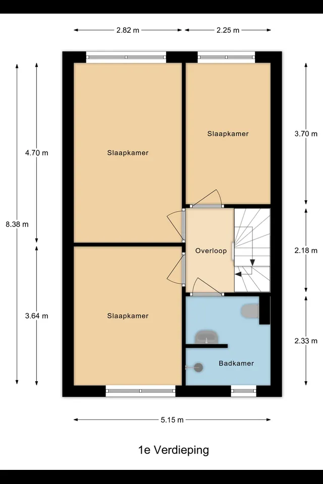 Plattegrond 3 van Vecht 135