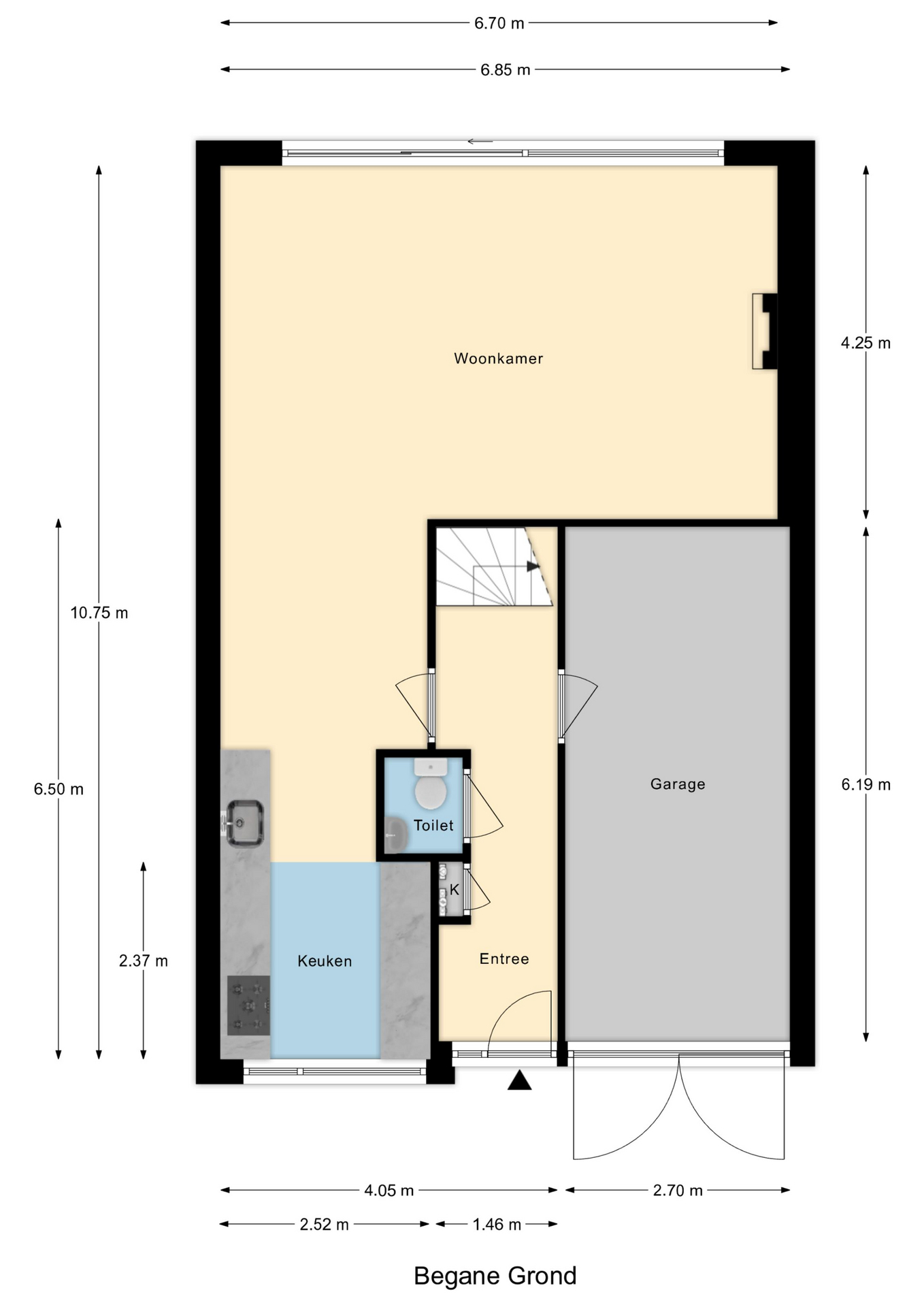 Plattegrond 1 van Wolga 27