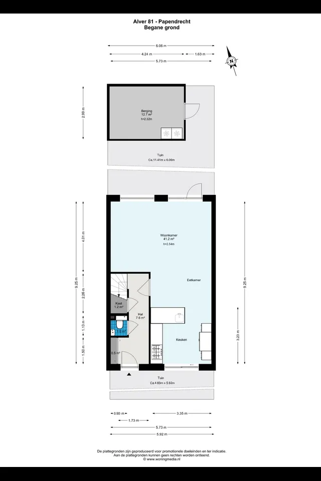 Plattegrond 2 van Alver 81