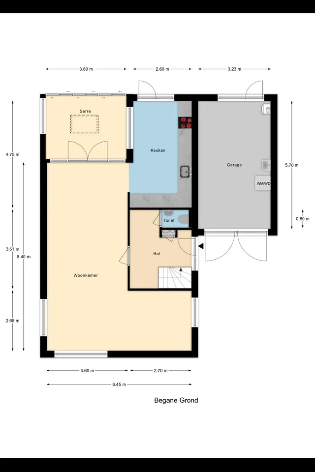 Plattegrond 1 van Karekietlaan 3