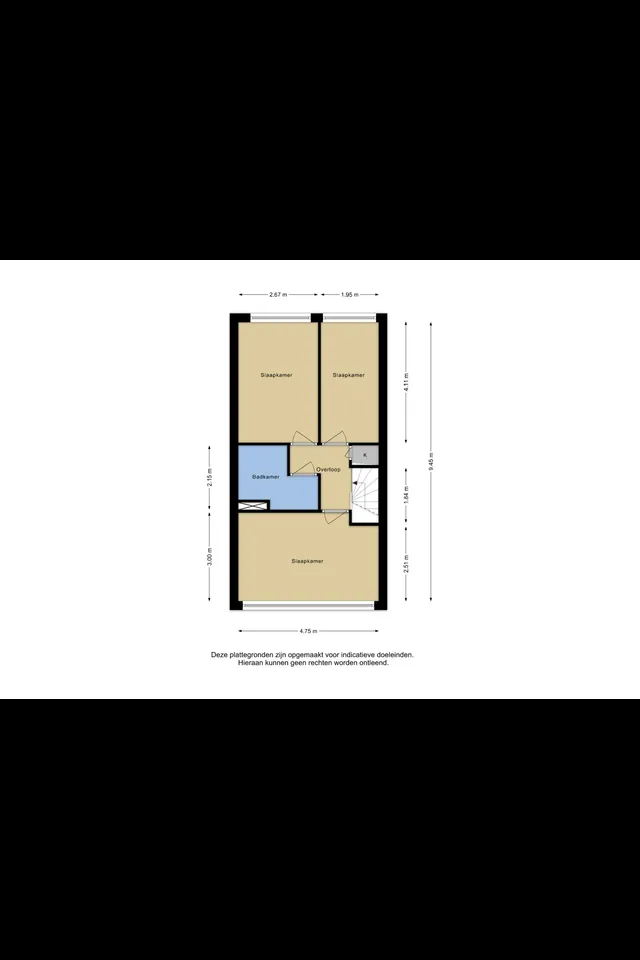 Plattegrond 2 van Batavierlaan 15