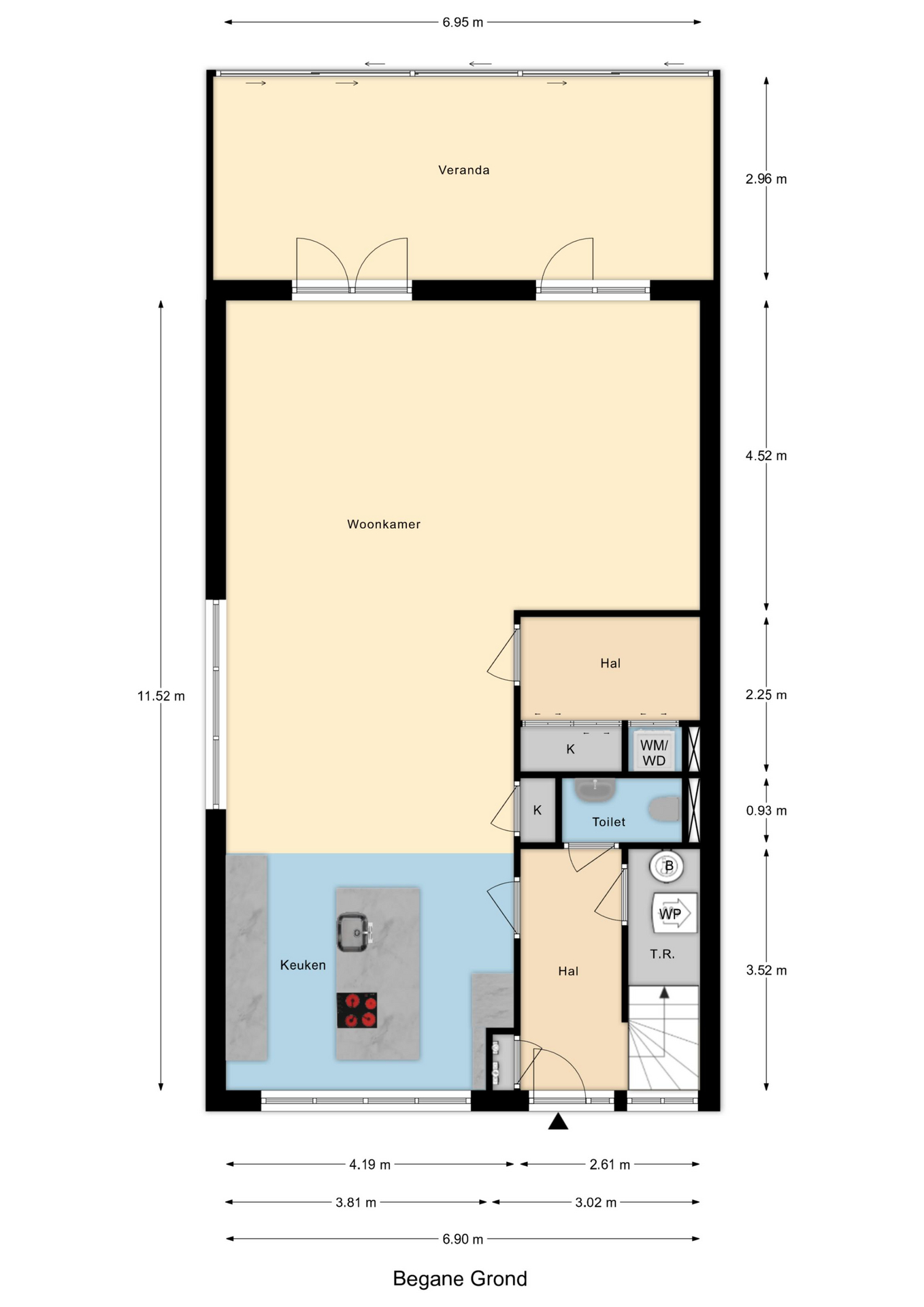 Plattegrond 1 van Het Swyn 29