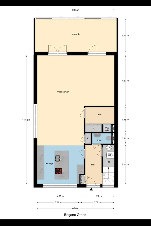 Plattegrond 1 van Het Swyn 29