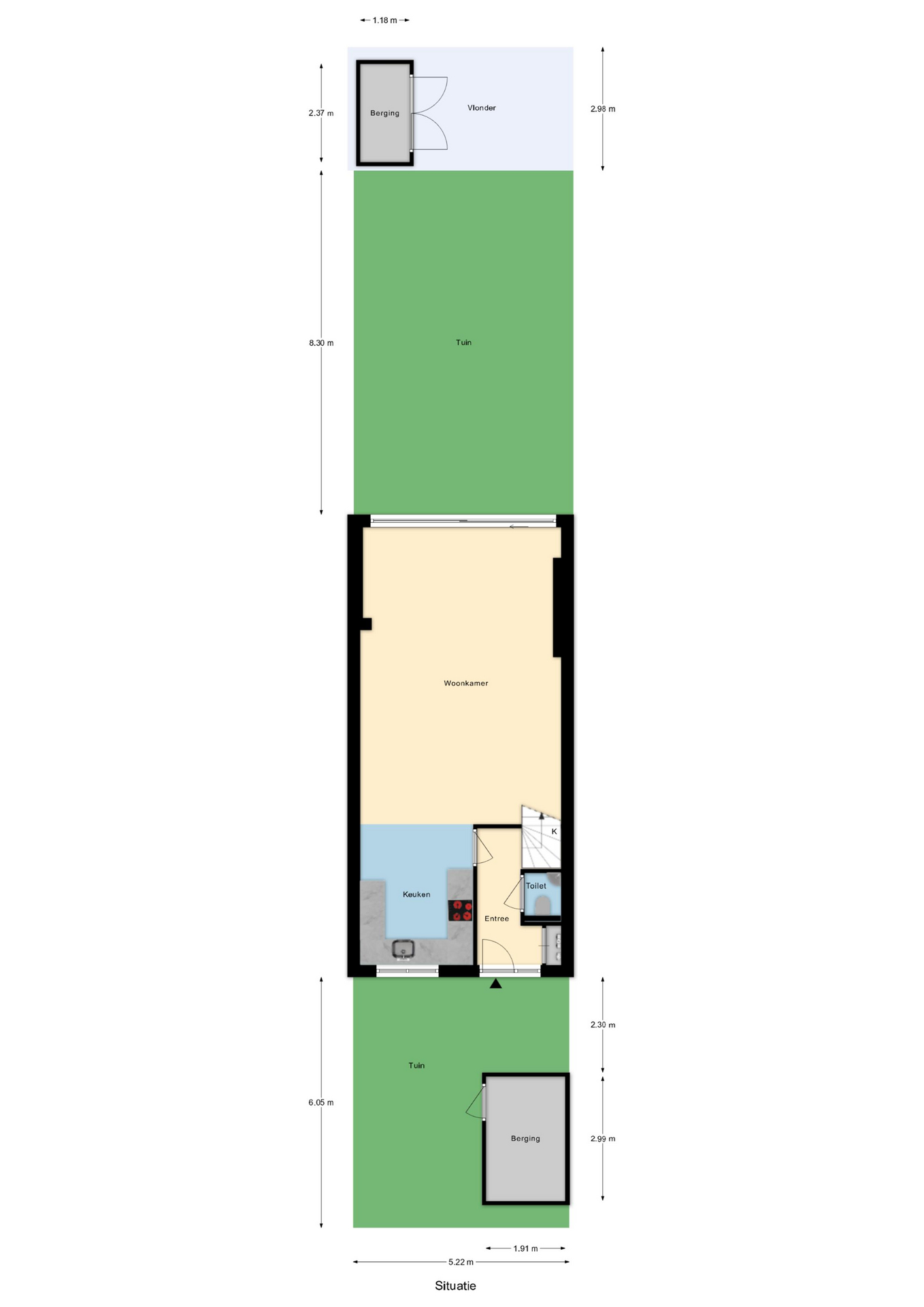 Plattegrond 1 van Meerkoethof 19