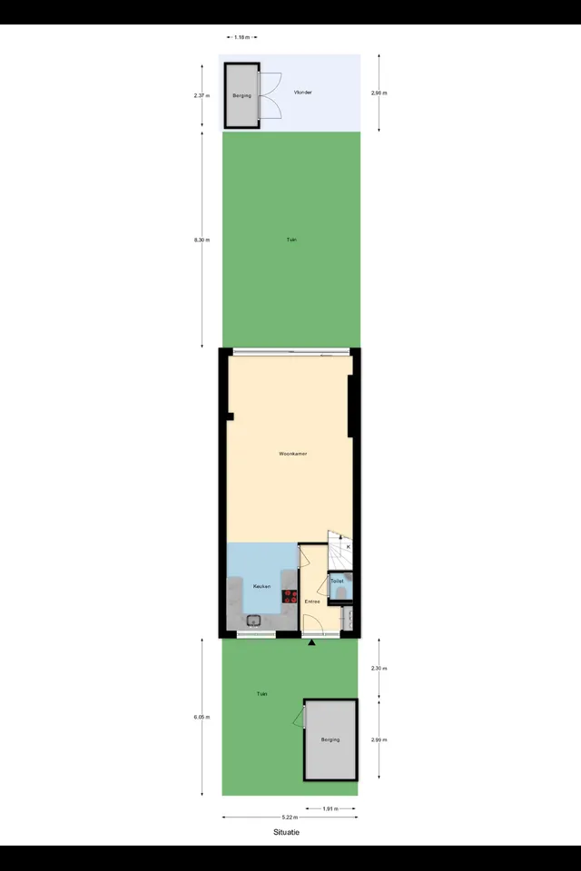 Plattegrond 1 van Meerkoethof 19
