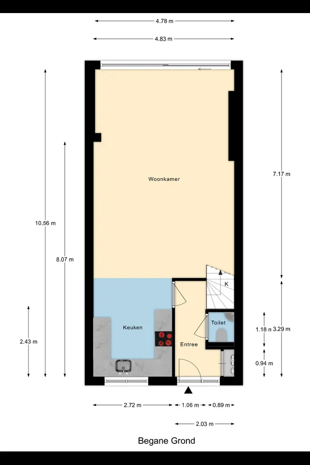 Plattegrond 2 van Meerkoethof 19