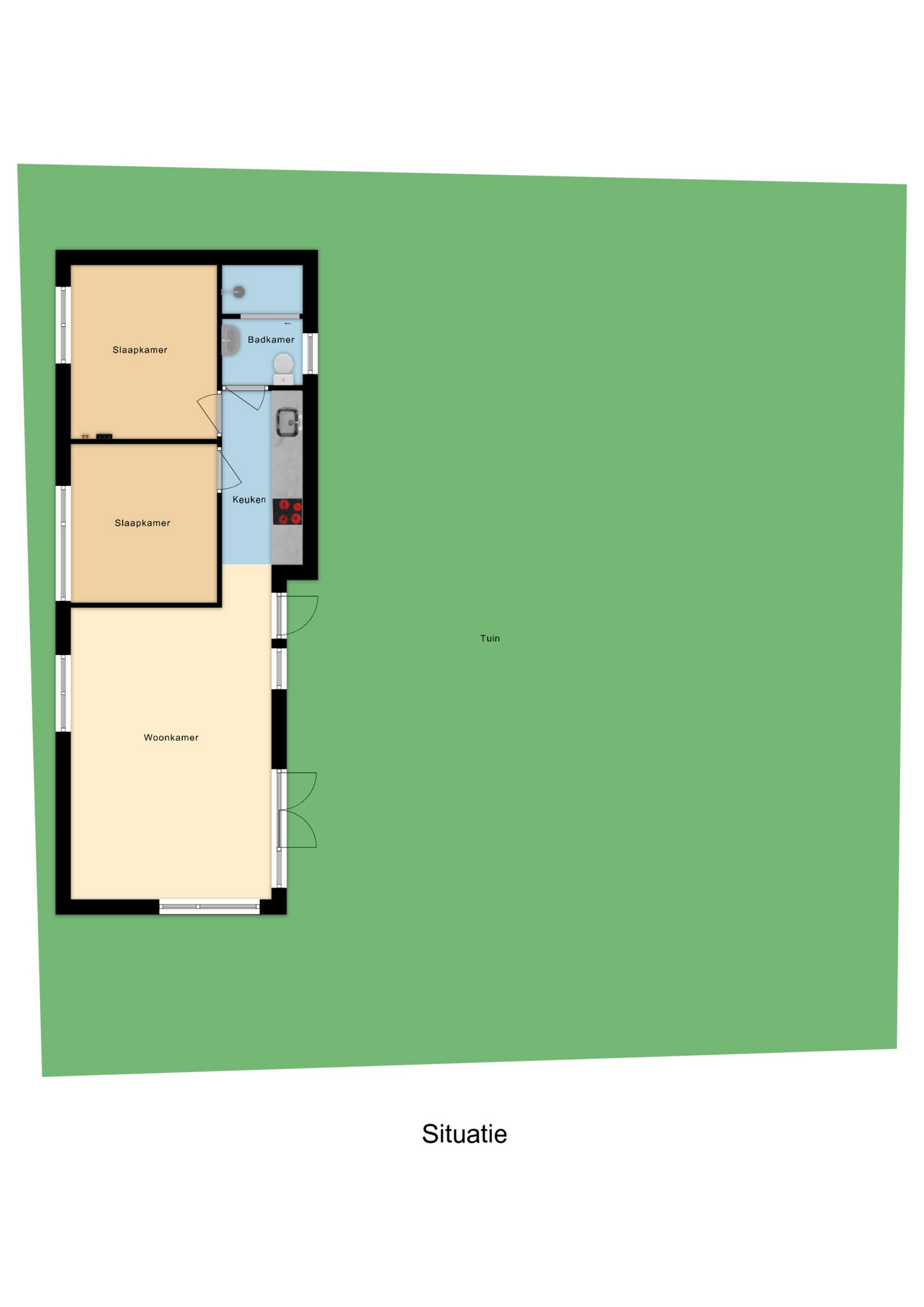 Plattegrond 1 van Klein Hitland 138