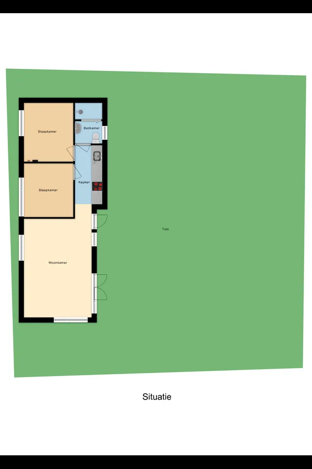 Plattegrond 1 van Klein Hitland 138