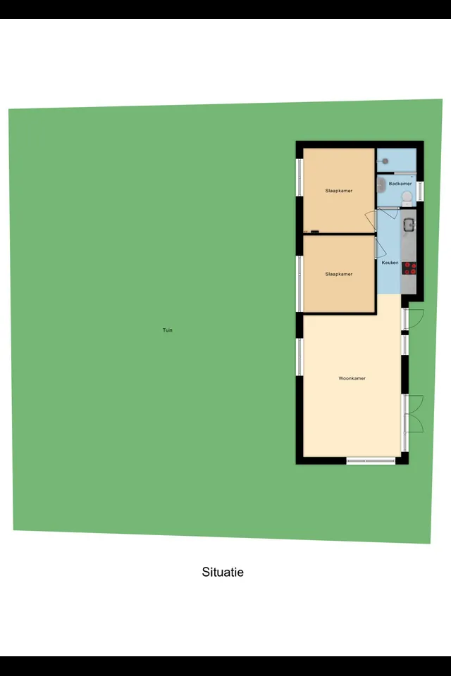 Plattegrond 3 van Klein Hitland 138